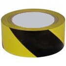 Floortape PVC red/white 50mm x 33m