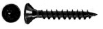 Chipboard screws countersunk head black zinc plated