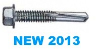 Self drilling screws hexagon head dp n°5 zinc plated