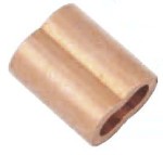 Ferrules for wire rope copper 3,0mm