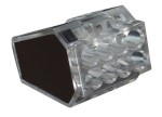 Steekklem 1.0-2.5mm2 transparant 8-polig Zwart