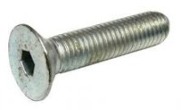 Socket cap screw flat head Din7991 Zinc & Stainless steel
