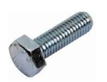 Hex bolt full thread Din 933 Zinc plated8,8 M4 x 25