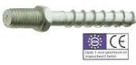 Concrete anchor with metric thread
