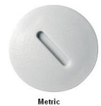 Blindstopmoer metrisch PVC M12x1.5