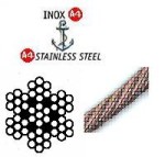 Stainless steel A4 Cable  Kabel 7x19