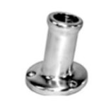 Handrail 60 open Hoogglans RVS A4 AISI 316 dia 25mm