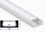 Alu Profiel opbouw laag + opal lens
