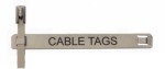 Kabel identificatie plaatjes Inox