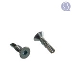 Self drilling screws countersunk head SQ zinc plated