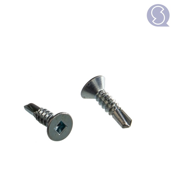 Isolator Kwaadaardige tumor genoeg platte kopzelfborende vierkante indruk schroeven, zelfborende Quick screw,  zelfborende verzonken schroef met binnnenvierkant, - ALB Fasteners BVBA -  bevestigingsmaterialen - The professional way of fixing