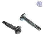 Self drilling screws pan head PH zinc plated