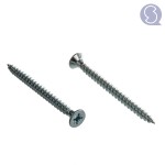 Chipboard screws countersunk head PZ zinc plated