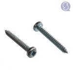 Tapping screws pan head SQ zinc plated