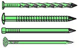 Building nails stainless steel