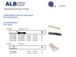 Connector strip transparant 380V 12P 10.00mm
