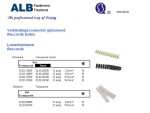 Connector strip transparant 380V 12P 25.00mm²