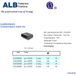 Connecteurs sans vis 3 entrees 1,5*2,5mm²