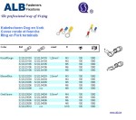 Fork terminal insulated