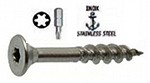 Chipboard screws countersunk head TX A2