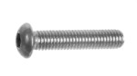 Vis à tête bombée à six pans creux Din7380 zingué & Inox
